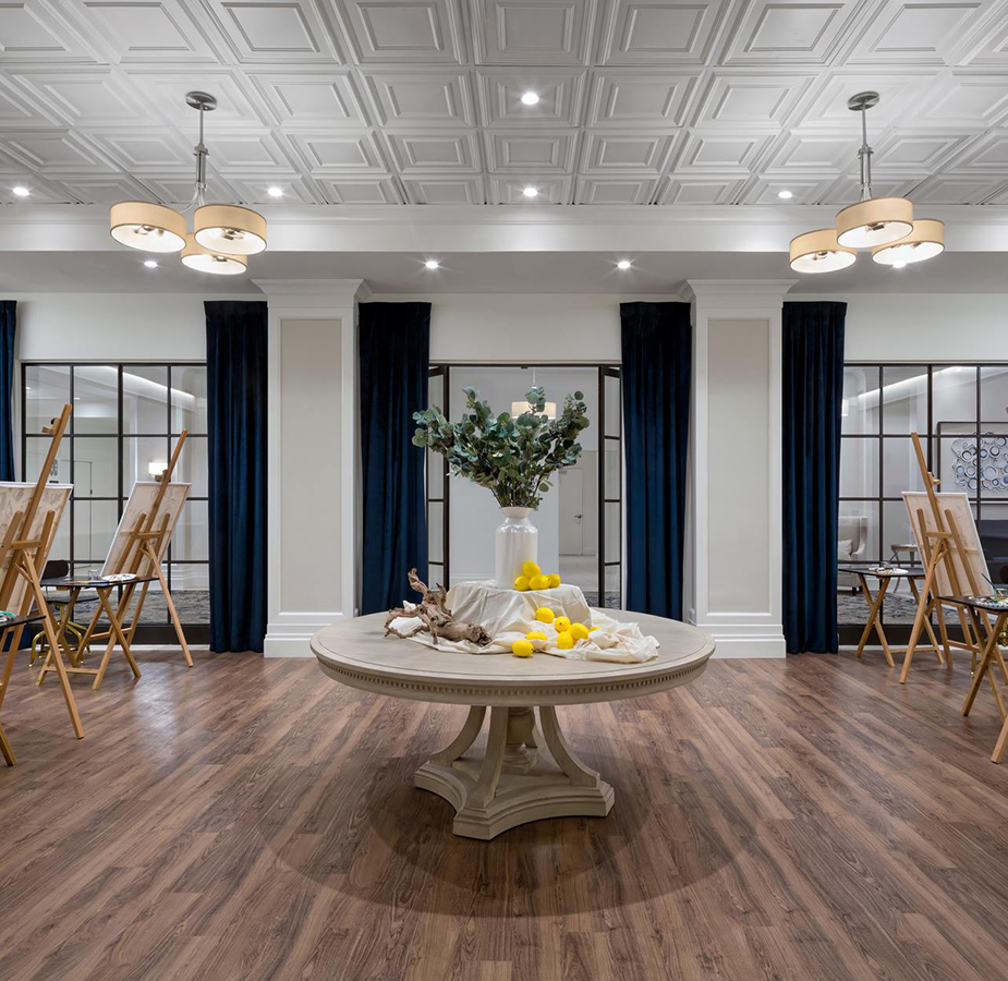 The creation studio at The Watermark at Brooklyn Heights