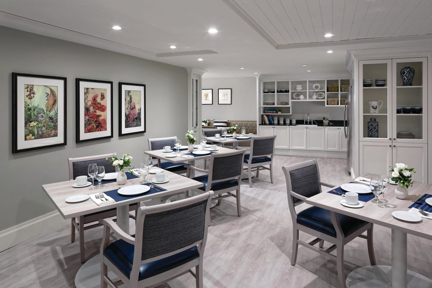 Memory Care Photo Gallery - Another look at the communal dining space used by Memory Care residents and their loved ones