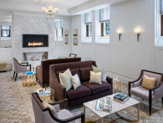 photograph of a furnished room