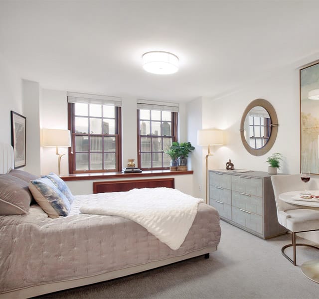 furnished bedroom