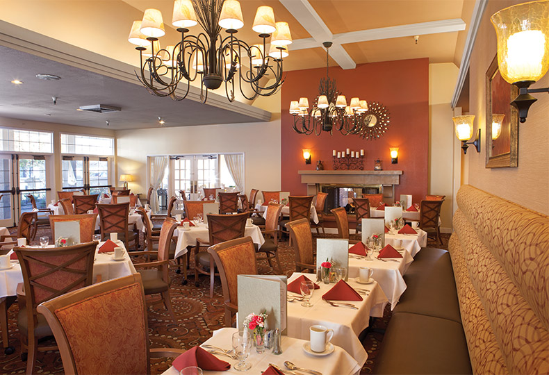 dining room at a watermark property