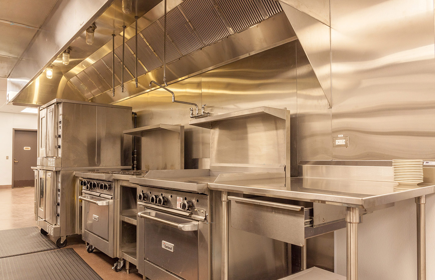The kitchen used by the cook at Caliche Senior Living.