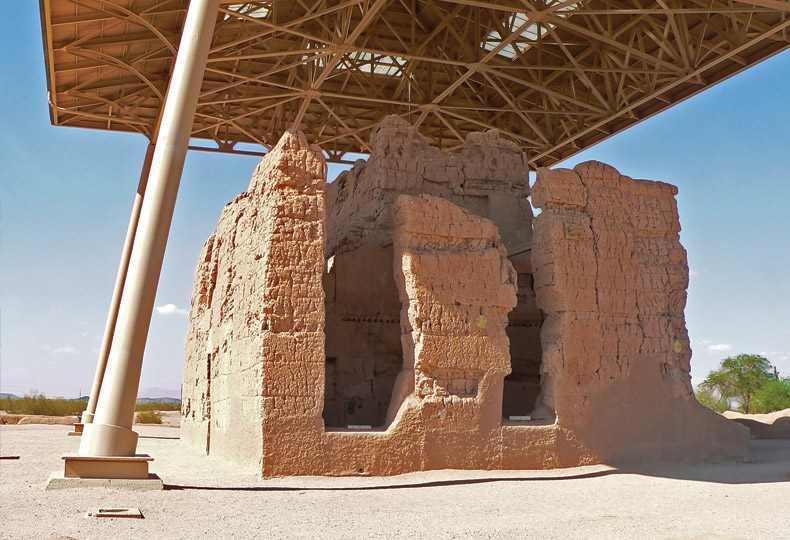 The history of Casa Grande including city remains of past era's