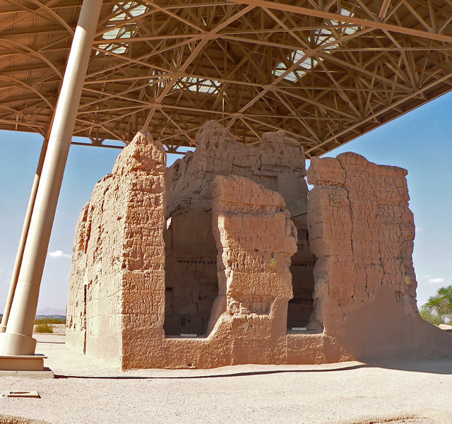 The history of Casa Grande including city remains of past era's