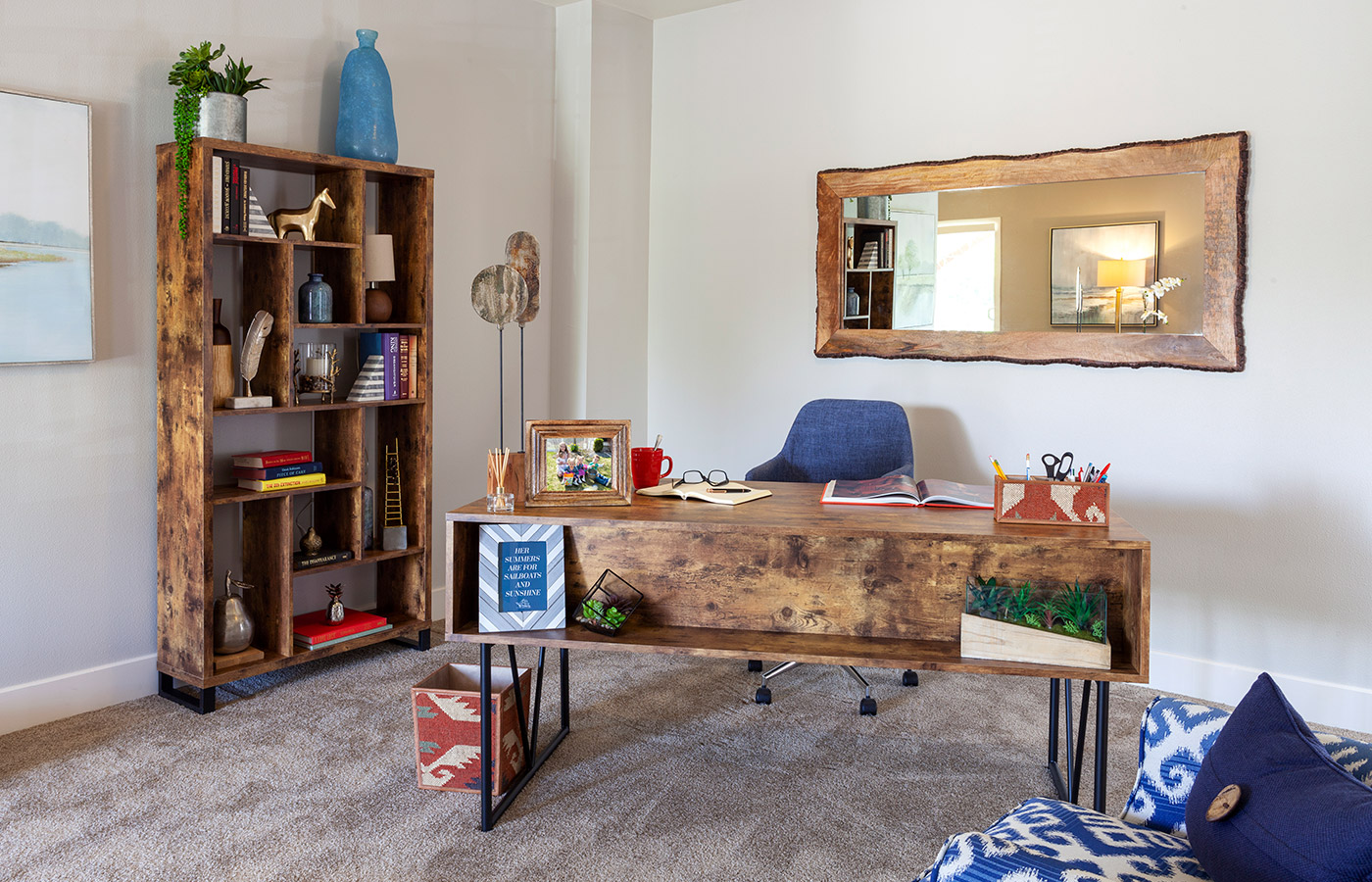 The office included in the 2 bedroom appartment
