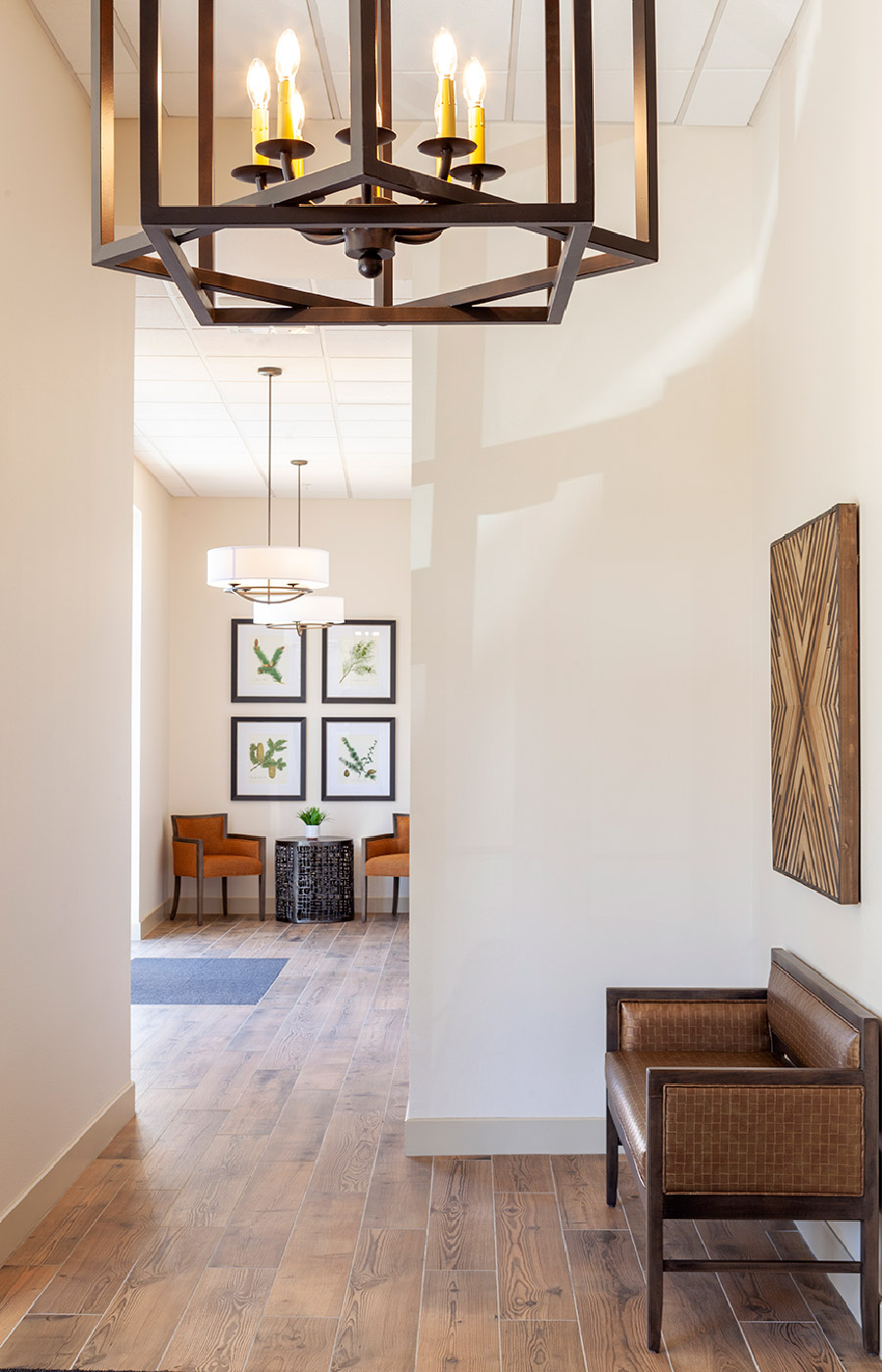 The Main entry area of the apartment at St Andrew