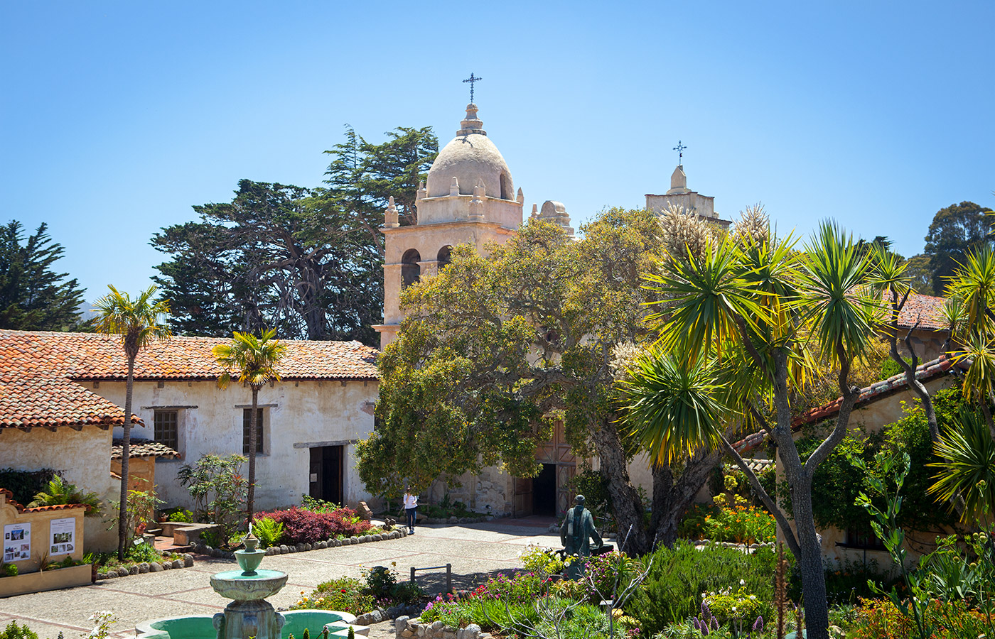 Court area of the residence 