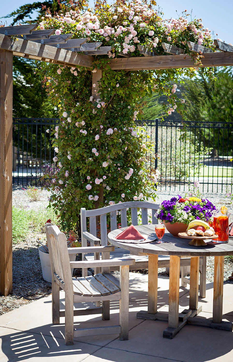  Our Memory Care garden available to our resident