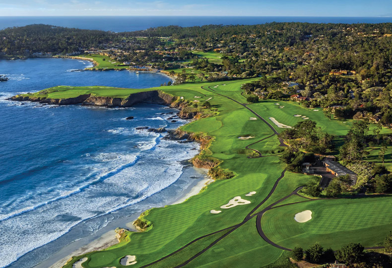 The famous golf clubs of the area