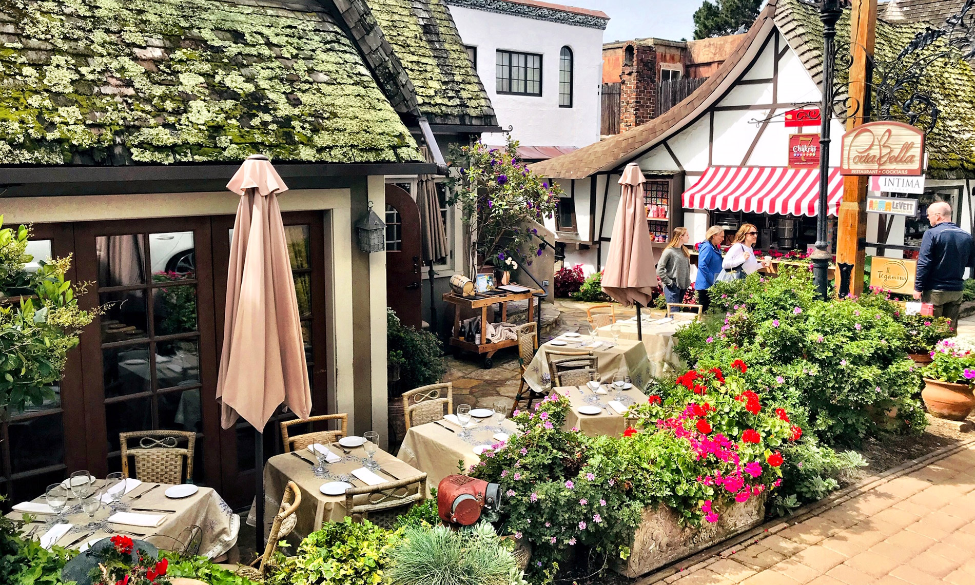 The Downtown area of Carmel, CA