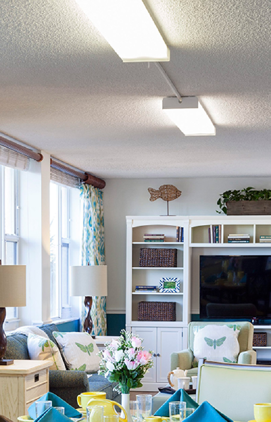 View of the living room of the apartment