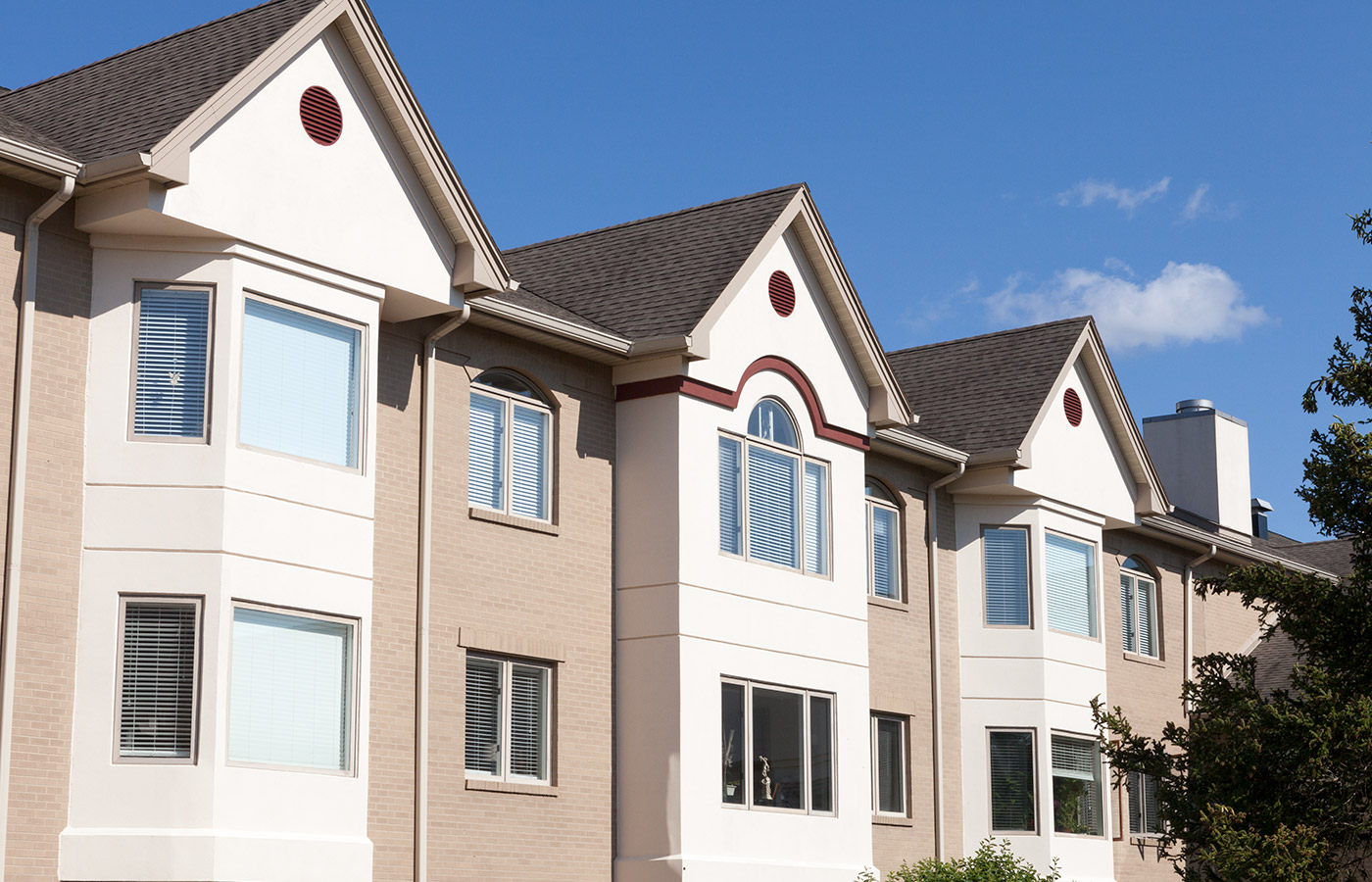 Outside view of the apartments