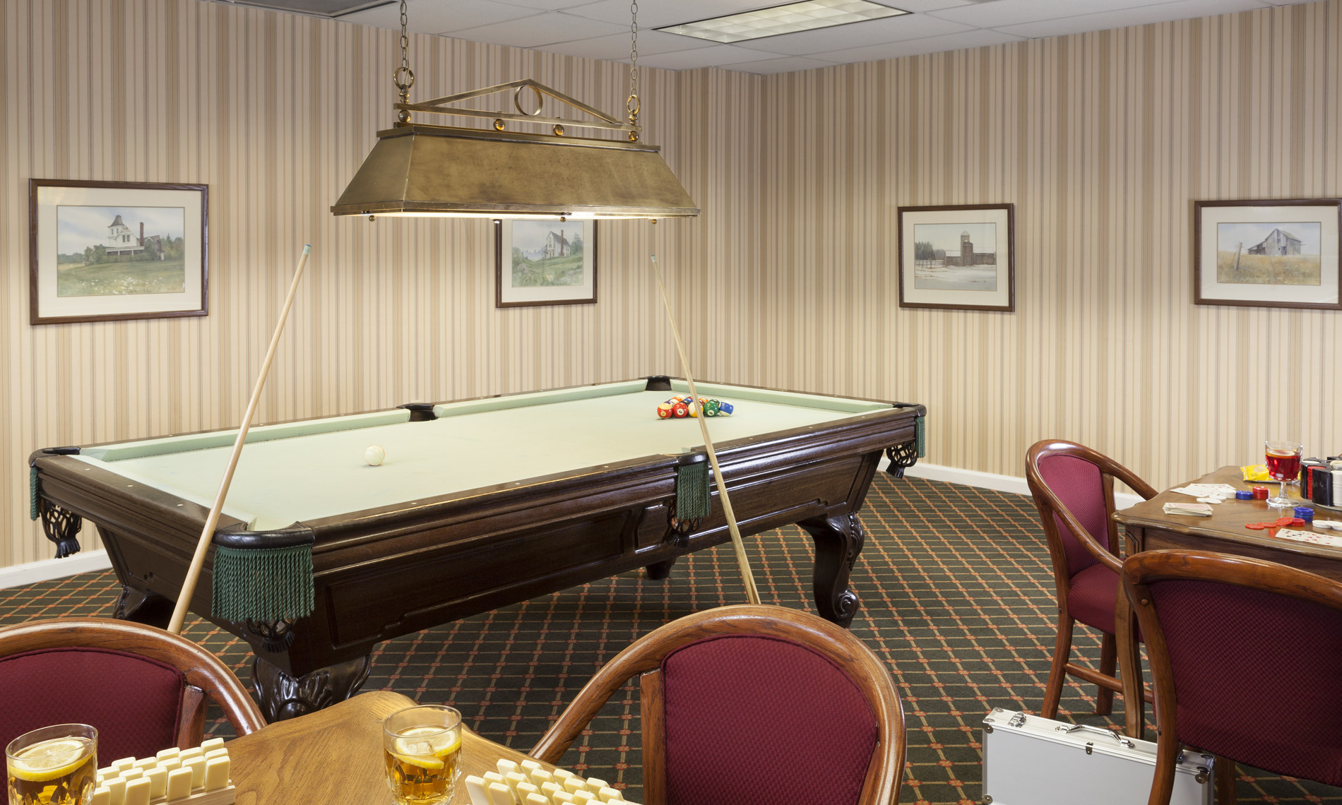 Pool table room