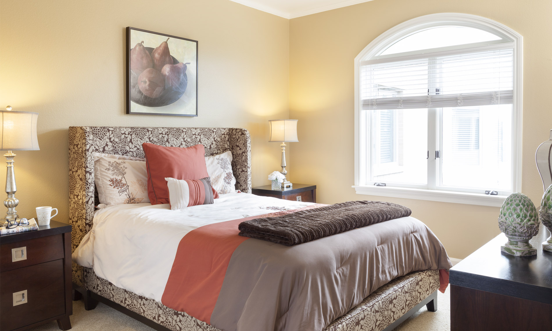 Bright and cozy bedroom
