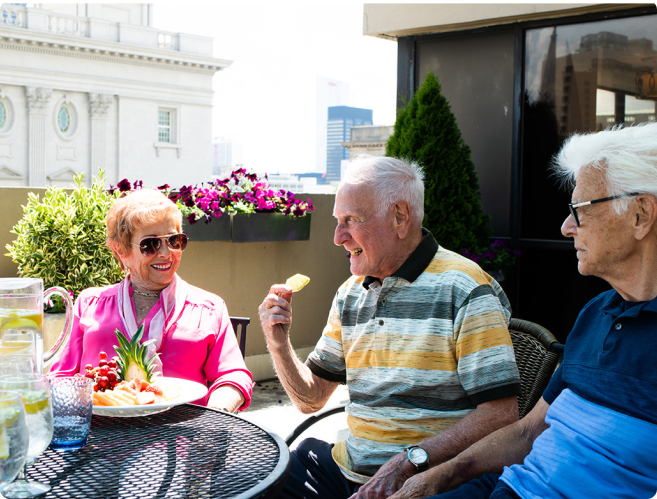 Lunch scene