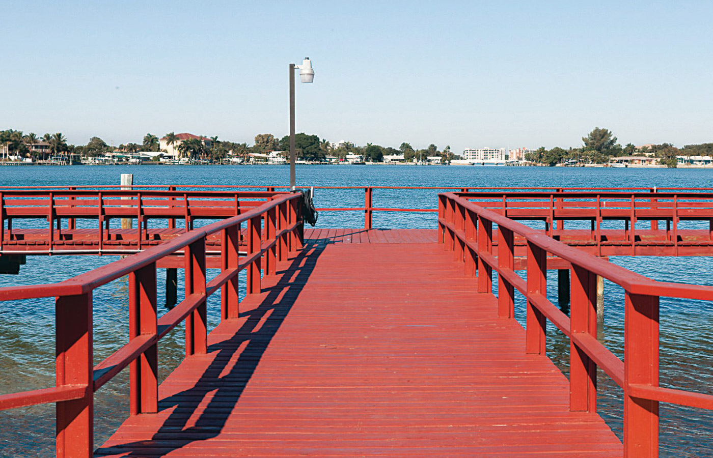 Pier Bright red pier