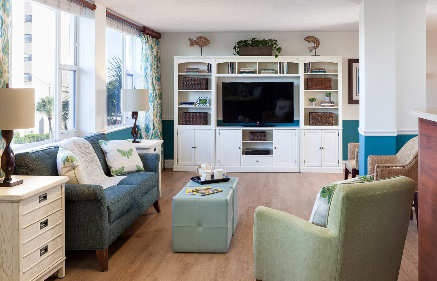 Living room of the apartment