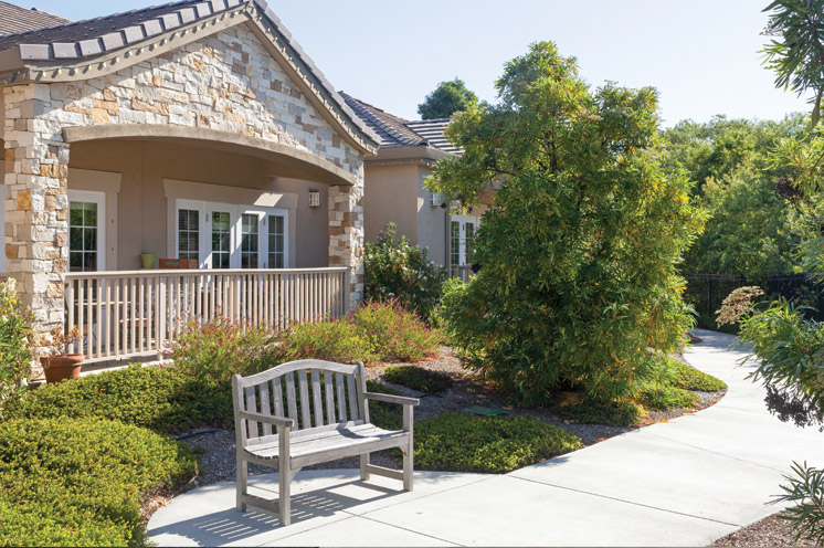 Outside view of The Cottages of Carmel 