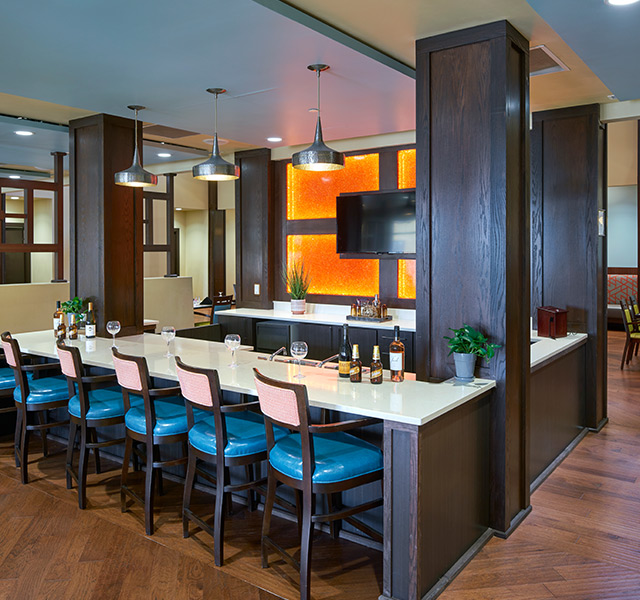 Cherry Hills coffee bar bistro area