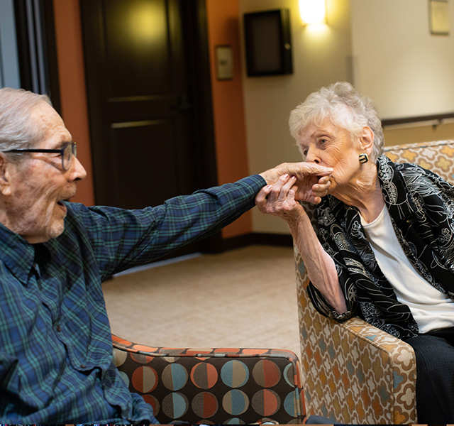 couple enjoying each other's company