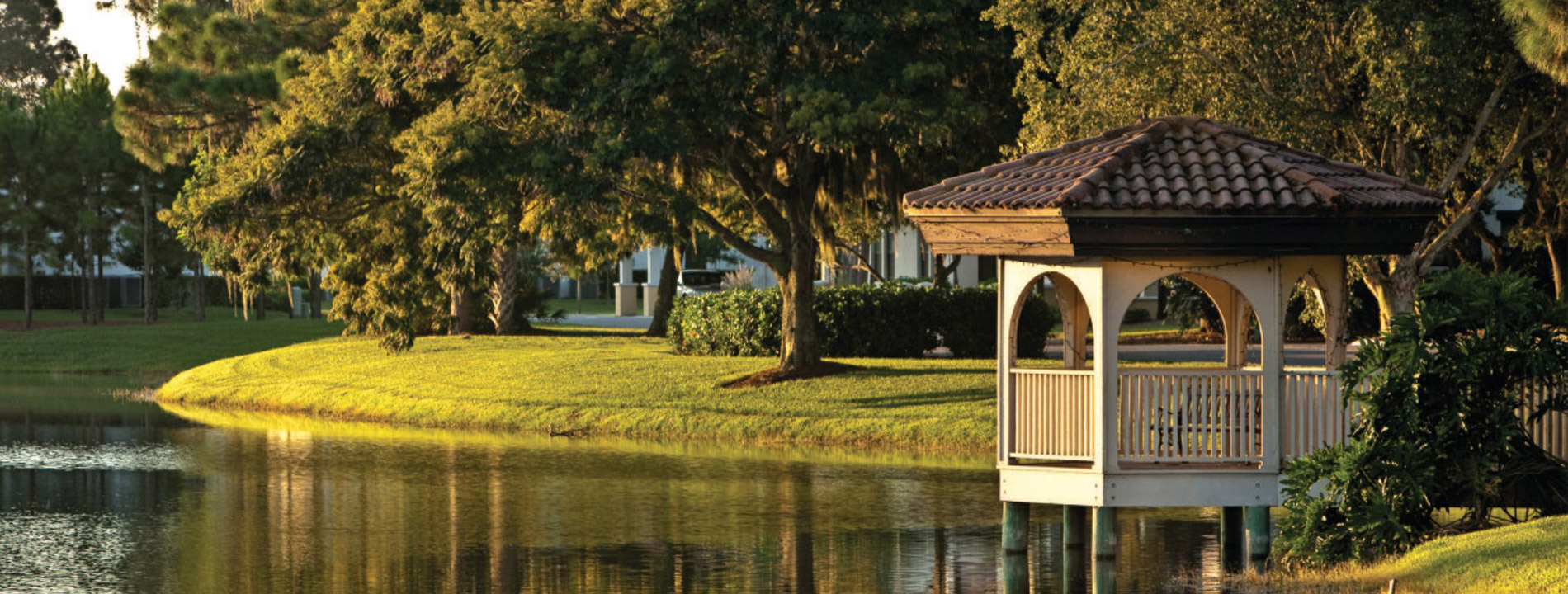 Gazebo at the lake