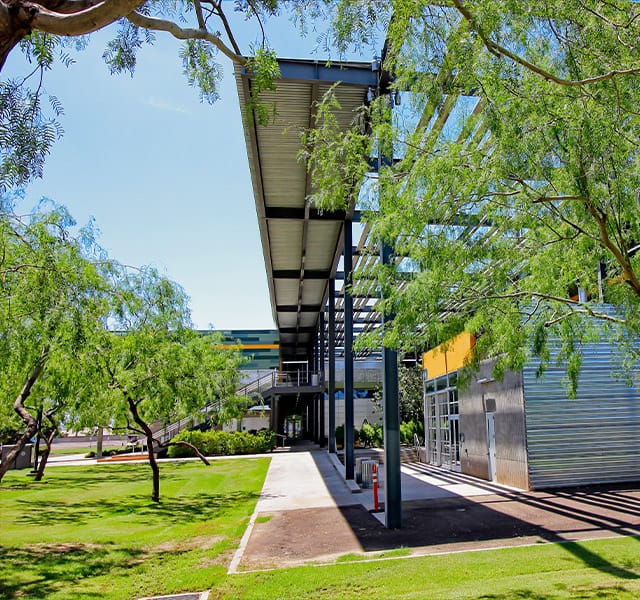 Community College Community College Campus With Modern Buildings