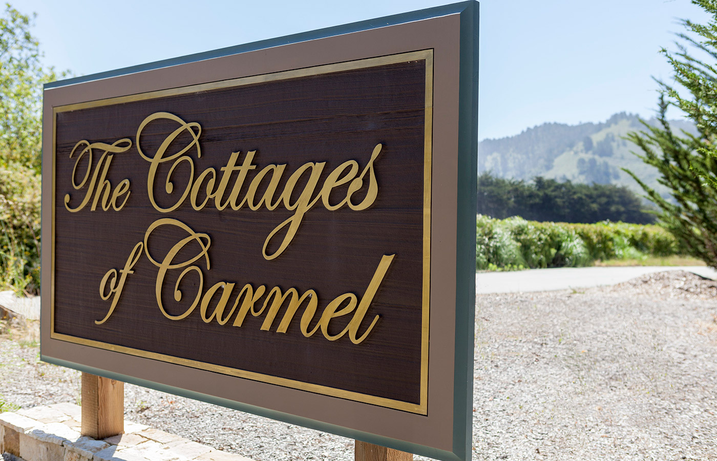 Sign - Gallery The exterior sign of the Cottages of Carmel